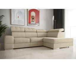 NAROŻNIK ROYAL I 260×185 - prawa , Odcienie beżu