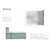 Postel - boxspring BOLIVIA - BB03, Sawana 21
