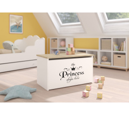 DARIA White+Sonoma játéktároló láda