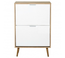 Sabana cipősszekrény fehér/természetes