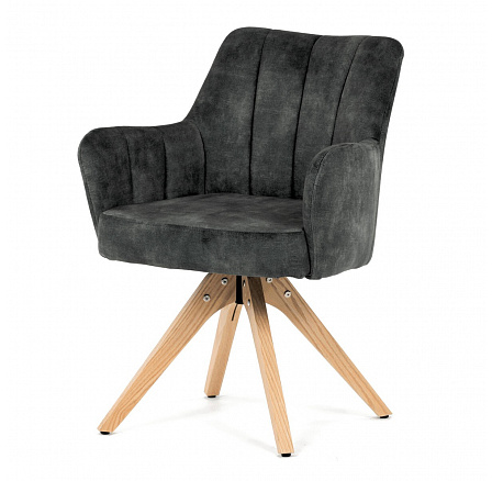 Jídelní židle, zelená, sametová látka, HC-D7188 GRN4