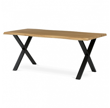 Étkezőasztal 180x90cm, MDF, vad tölgy, HT-F4318 OAK