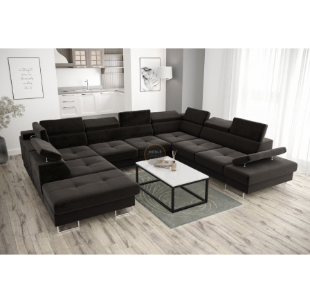 NAROŻNIK GALAXY MAX I Z FUNKCJĄ SPANIA 280x350x225 - Odcienie szarości , prawa NAROŻNIK GALAXY MAX I Z FUNKCJĄ SPANIA 280x350x225 - Odcienie szarości , prawa