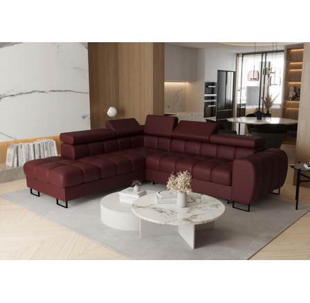 NAROŻNIK ASPEN 260x225 CM SKÓRA NATURALNA - lewa , Skóry naturalne - Wybierz swój kolor