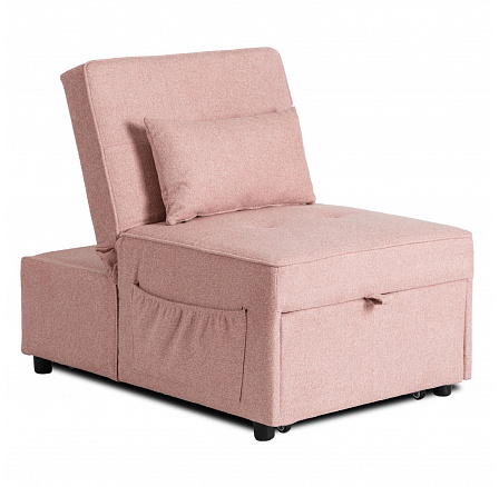 Fotel Rozkładany IBERIS 67 cm do Spania Różowy