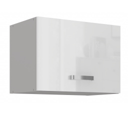 Horní skřínka BIANCA - 50 GU-36 1F, Šedá / Bílý lesk