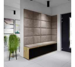 EMI 3 előszobafal, Trinity 05/Artisan+fekete