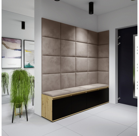 EMI 3 előszobafal, Trinity 05/Artisan+fekete