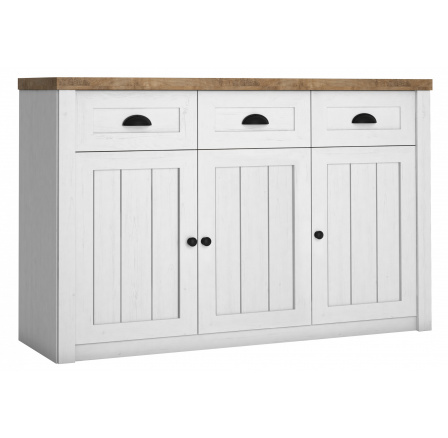 PROVENCE KOMÓD K3SP, Andersen Fenyő + Lefkas Tölgy