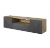 TV komoda Asha, dub artisan / rivier stone mat