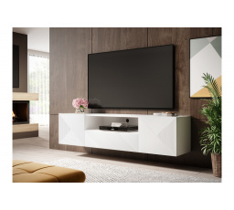 TV komoda Asha, bílý mat