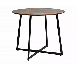 LUNA étkezőasztal, Rusztikus barna/Fekete matt