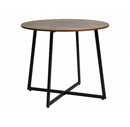 LUNA étkezőasztal, Rusztikus barna/Fekete matt