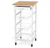 Regál, mdf, bílá, DR-043