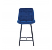 H1-FX bárszék, kék / fekete