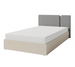 LUCA LC 14 ágy, Bézs-homok/Olajozott tölgy