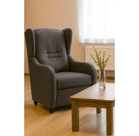 Relaxační křeslo ušák René Aston 17 antracit