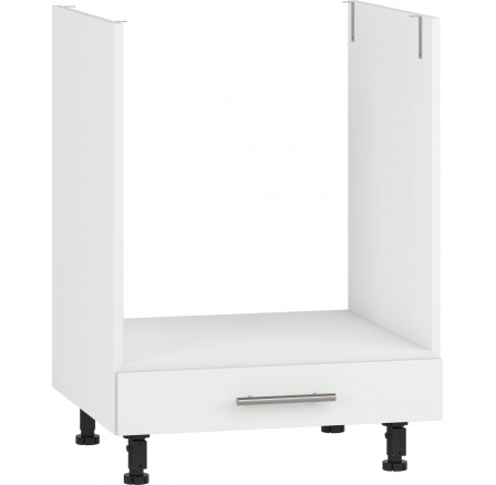 Konyhai alsó szekrény sütőhöz VENTO DP-60/82 fehér matt fiók