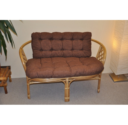 Polstr na lavici Bahama hnědý melír