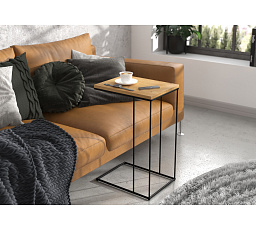 Segédasztal DRU Fekete+Artisan