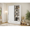 Estantte II ruhásszekrény, Fehér, 150x200 cm