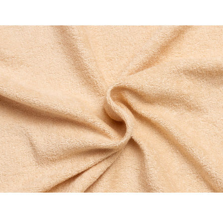 Froté prostěradlo světle béžové 80x200