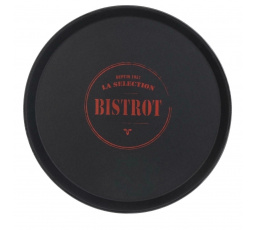 Csúszásmentes Bistrot tálca piros