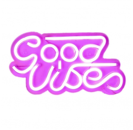 Good Vibes Neon LED Lámpa