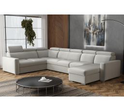 Sedací souprava Petrit U1 pravá Paros světle šedá