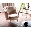 CAMELLIA 1 VELVET Fotel, Bézs Bluvel 28/Arany