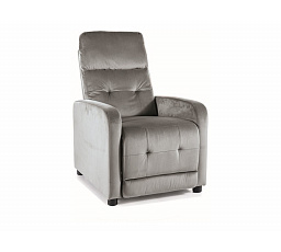 OTUS VELVET dönthető fotel, Szürke Bluvel 14