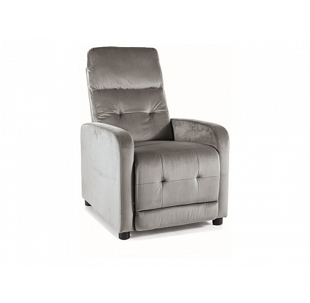 OTUS VELVET dönthető fotel, Szürke Bluvel 14