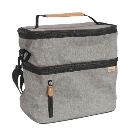 Zippi XL szürke ebédhordó táska