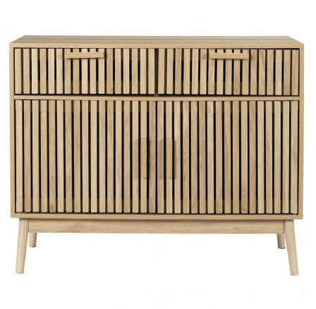 Klaus komód 2 fiókkal, 2 szekrénnyel természetes