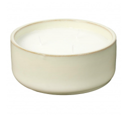 Glaze XL gyertya fehér kerámiában