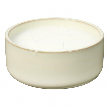 Glaze XL gyertya fehér kerámiában