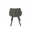 Jídelní židle, šedá, látka vintage, HC-V3066 GREY3
