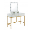 Fehér sminkasztal világítással T2-FXJG