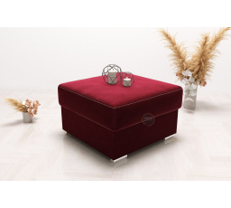 PUFA OTWIERANA 70×70 - Odcienie bordowego