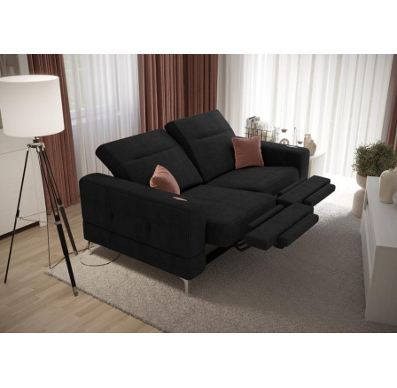 SOFA RELAX MALIBU II 180 CM - Odcienie czarnego