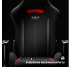 Starter szövet gamer szék fekete-piros