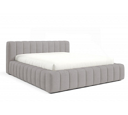 GINO ágy fa keretben léccel, 120x200, Velluto 16