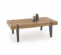 TULUZA konferencia asztal, mézdió / fekete