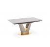 VALENTINO étkezőasztal, világos kőris/arany