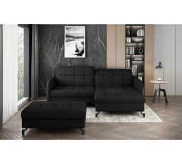 Narożnik Lorelle + Pouf Sawana 14 110x200 Right 1