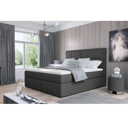 Kárpitozott kontinentális ágy - boxspring MERON, 180x200, Inari 96