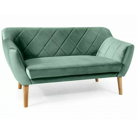 KANAPÉ KARO 2 VELVET, Zöld Bluvel 78/Bükk