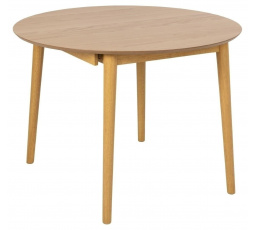 Montreux kerek, kihúzható tölgyfa asztal
