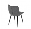 Jídelní židle, šedá, látka, HC-462 GREY2