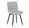 Jídelní židle, šedá, látka, HC-462 SIL2